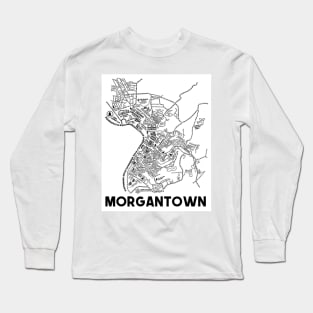 Morgantown Map Long Sleeve T-Shirt